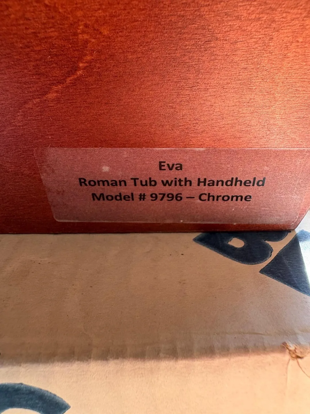 New Display Model Moen Eva Roman Tub Faucet with Handheld image indicator(2)