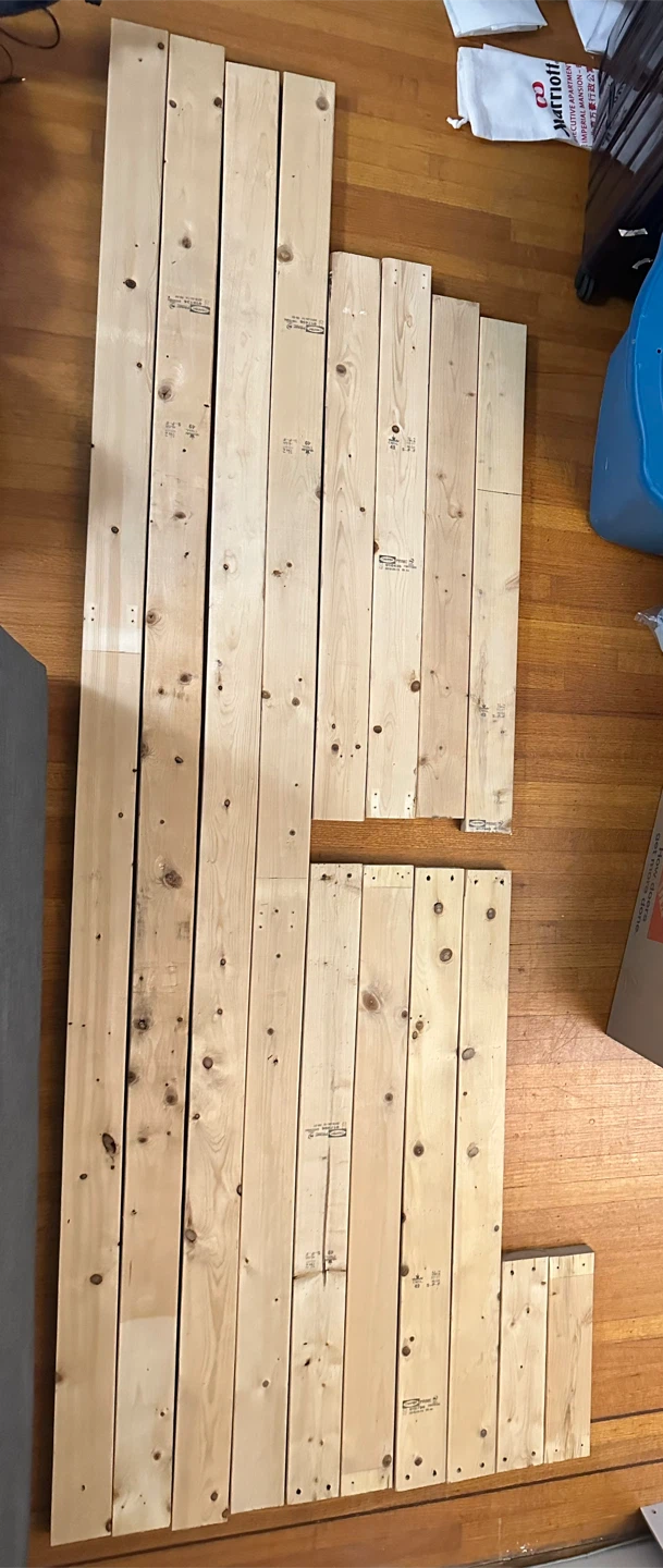 Wood planks and boards