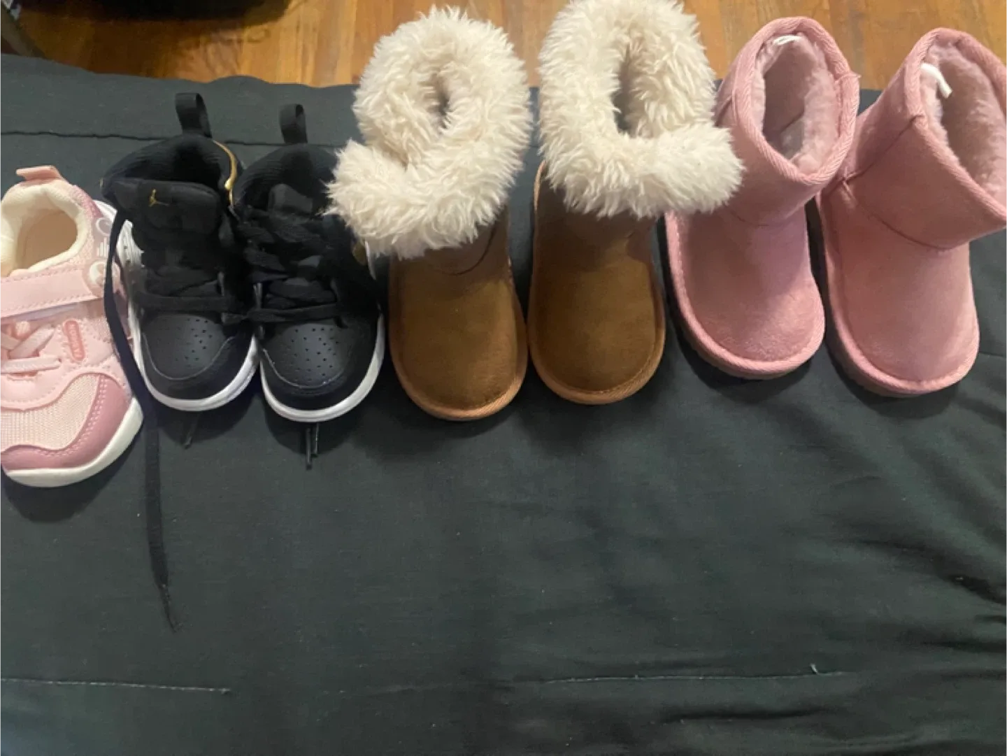 8 pairs of baby girls Sneakers - New  & 2 worn great condition
