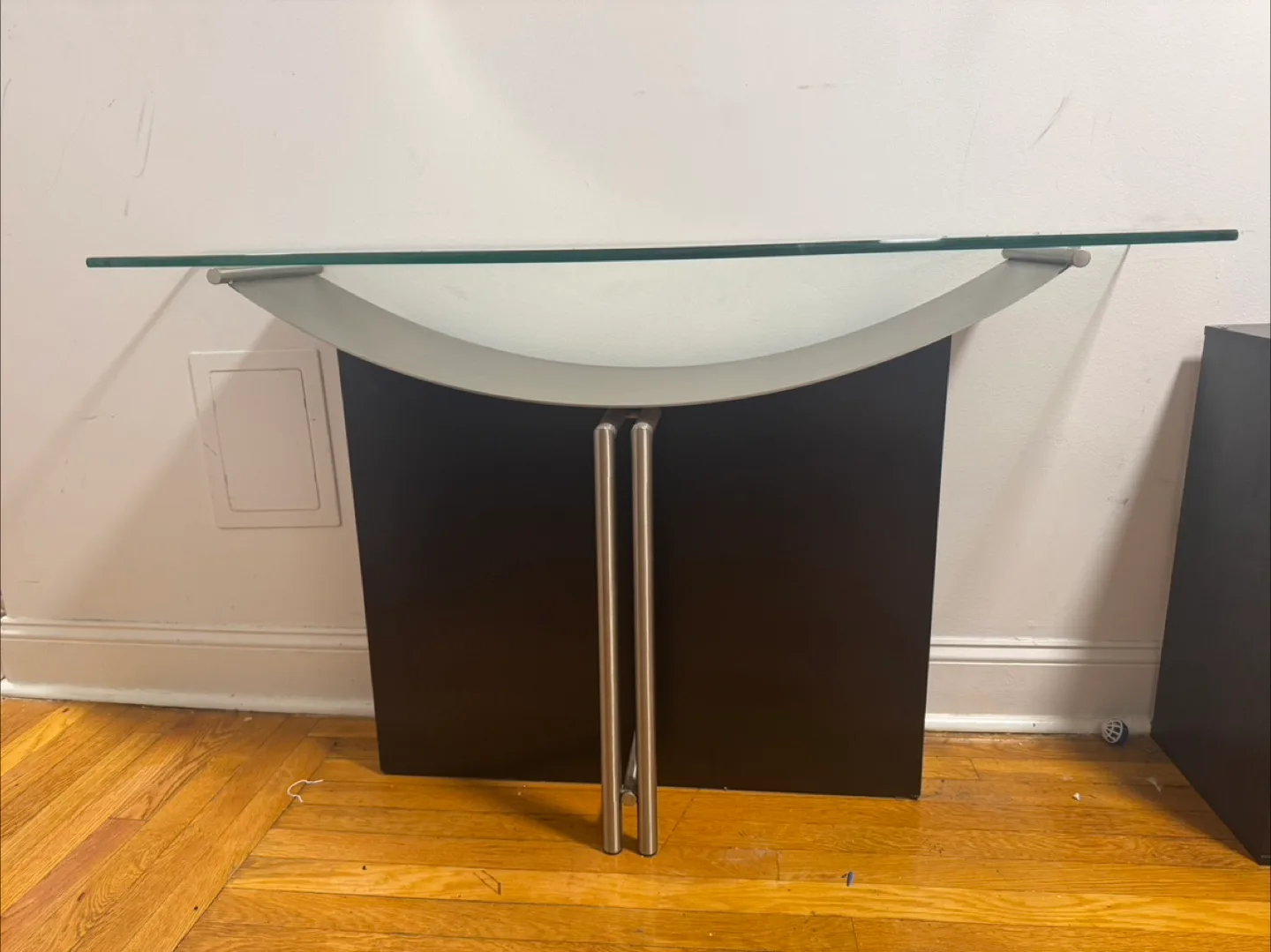 $50 OBO TODAY! Glass Top Console Table thumbnail