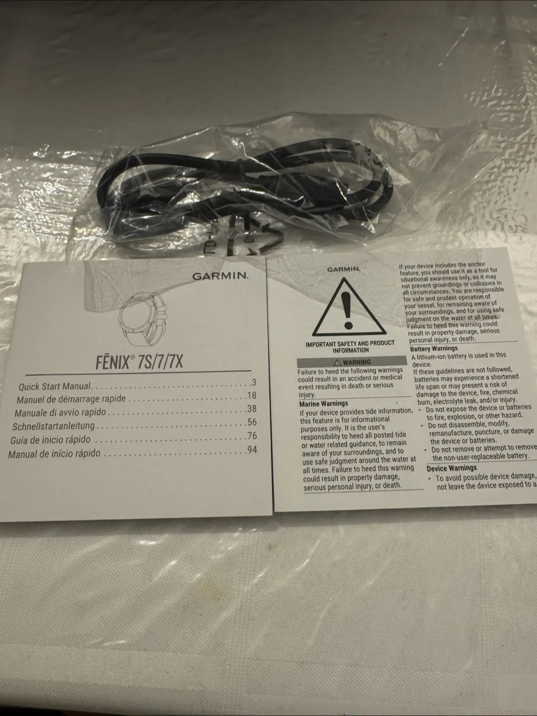 Garmin Fenix 7X Sapphire Solar Premium Multisport GPS Watch 51mm image indicator(4)