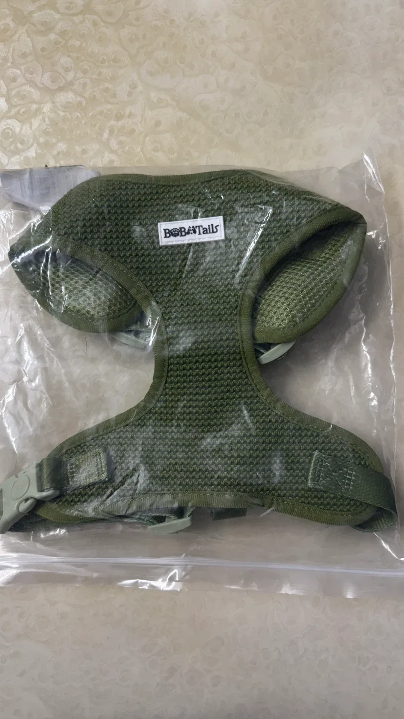 Bobotails Dog Harness, Khaki Green thumbnail