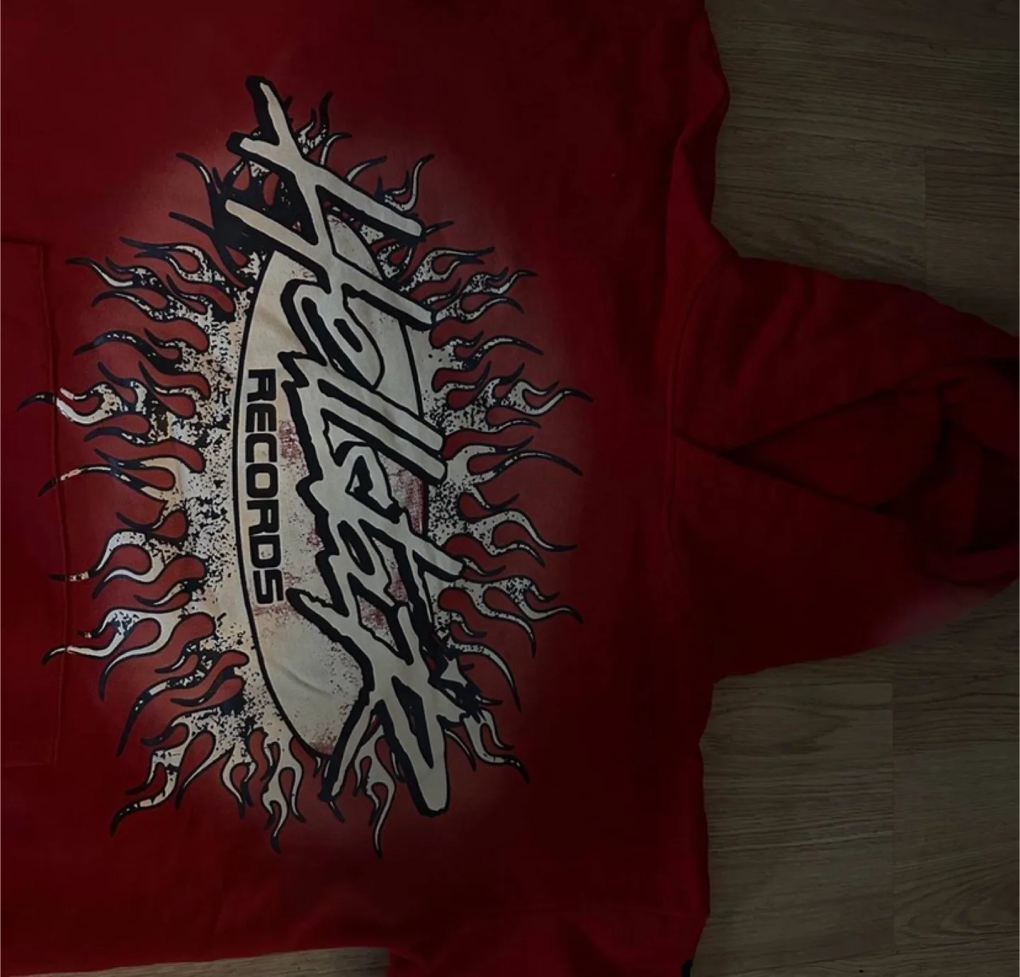 Hellstar Records Red Flame Hoodie - All Sizes image indicator(4)