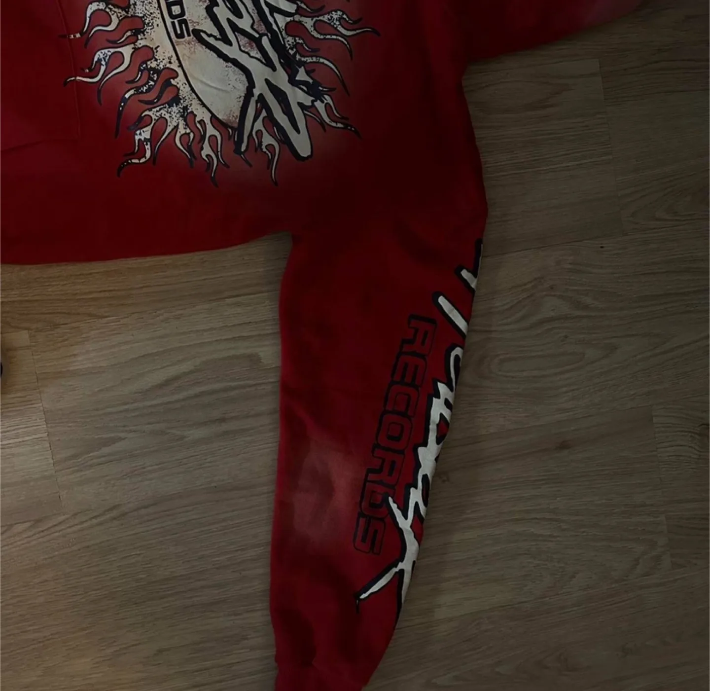 Hellstar Records Red Flame Hoodie - All Sizes image indicator(5)