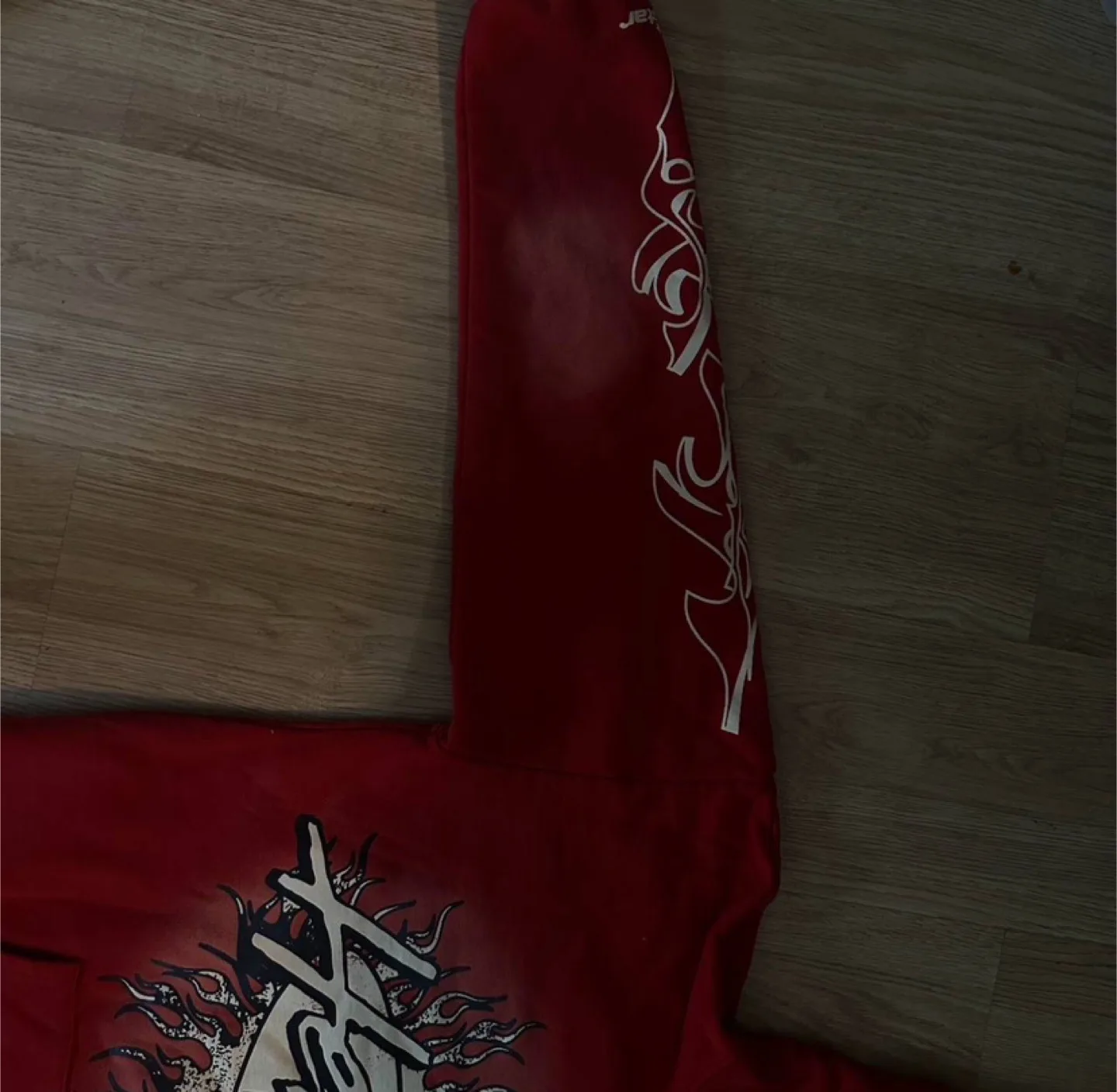 Hellstar Records Red Flame Hoodie - All Sizes image indicator(6)