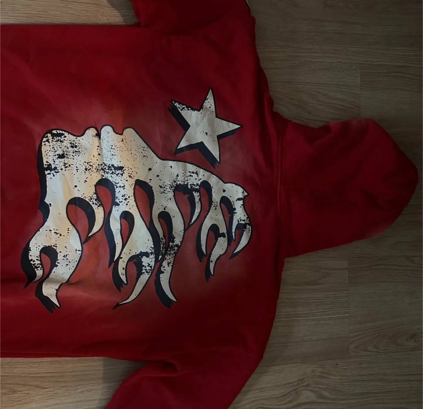 Hellstar Records Red Flame Hoodie - All Sizes image indicator(7)