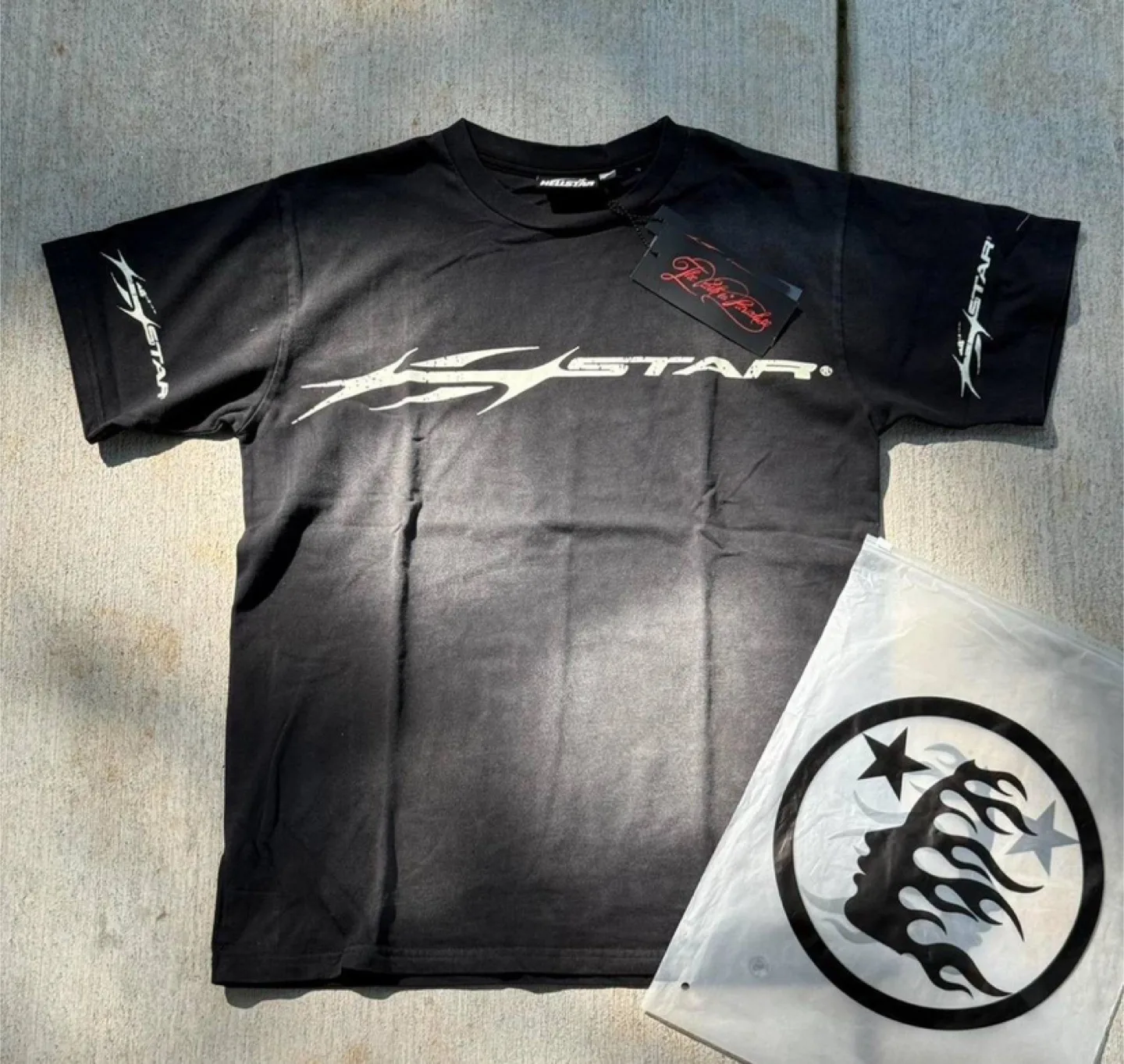 Hellstar Records Flame Logo Black T-Shirt – All Sizes thumbnail