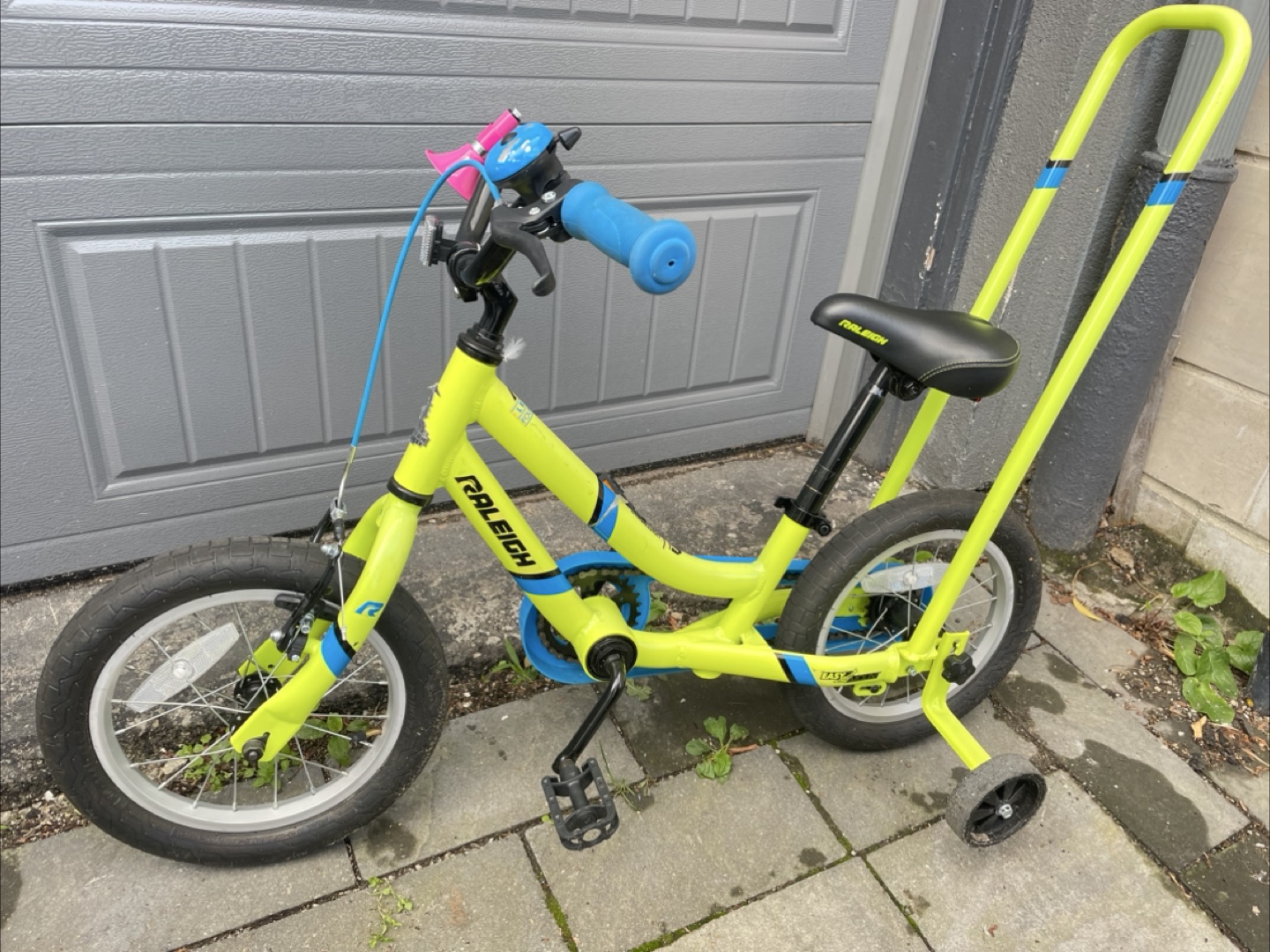 Raleigh Easy Start Kids Bike - Yellow & Blue