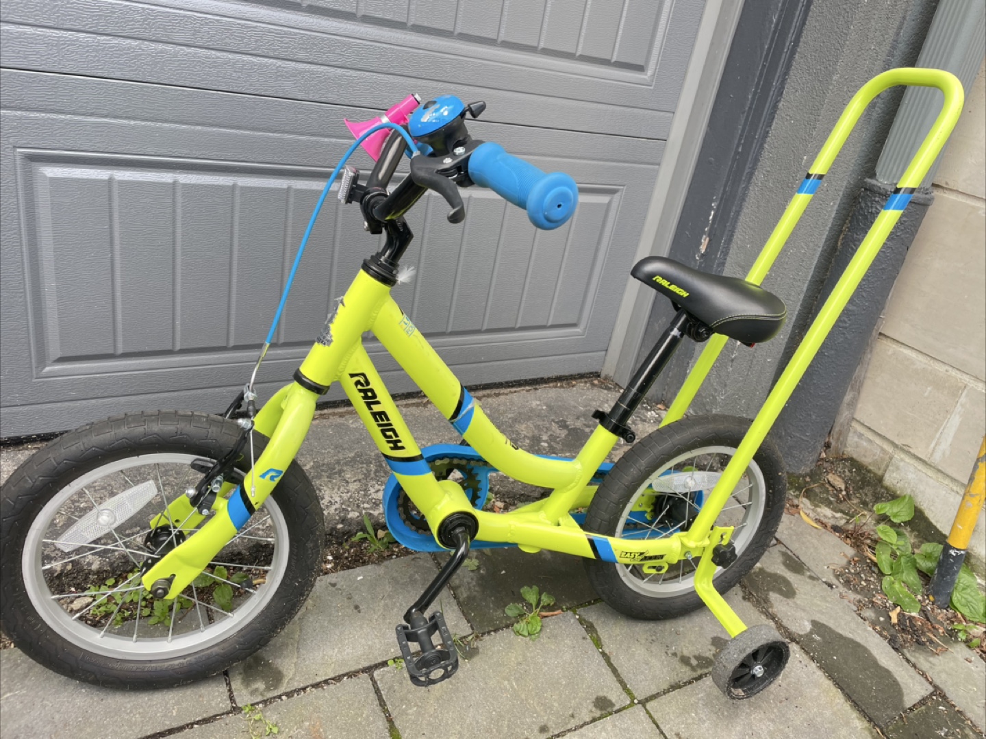 Raleigh Easy Start Kids Bike - Yellow & Blue - photo 2