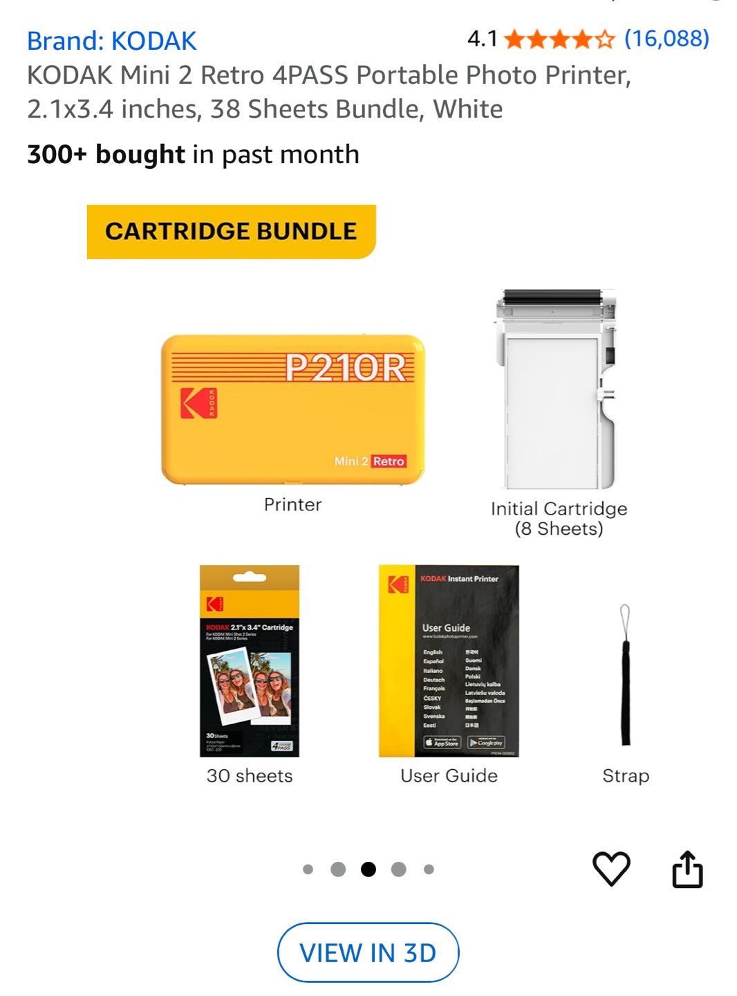 Kodak Mini 2 Retro Portable Photo Printer - photo 2