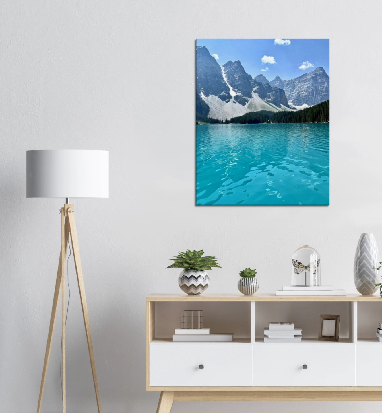 Moraine Lake & Valley of the Ten Peaks Canvas Print - photo 5