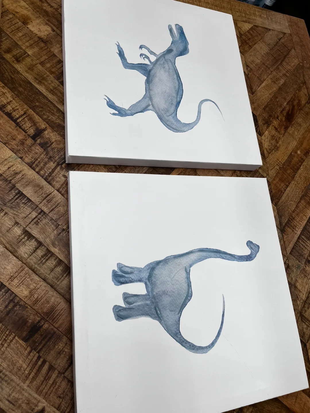Dinosaur Watercolor Art thumbnail