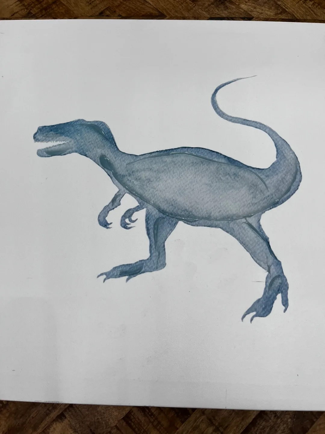 Dinosaur Watercolor Art image indicator(2)