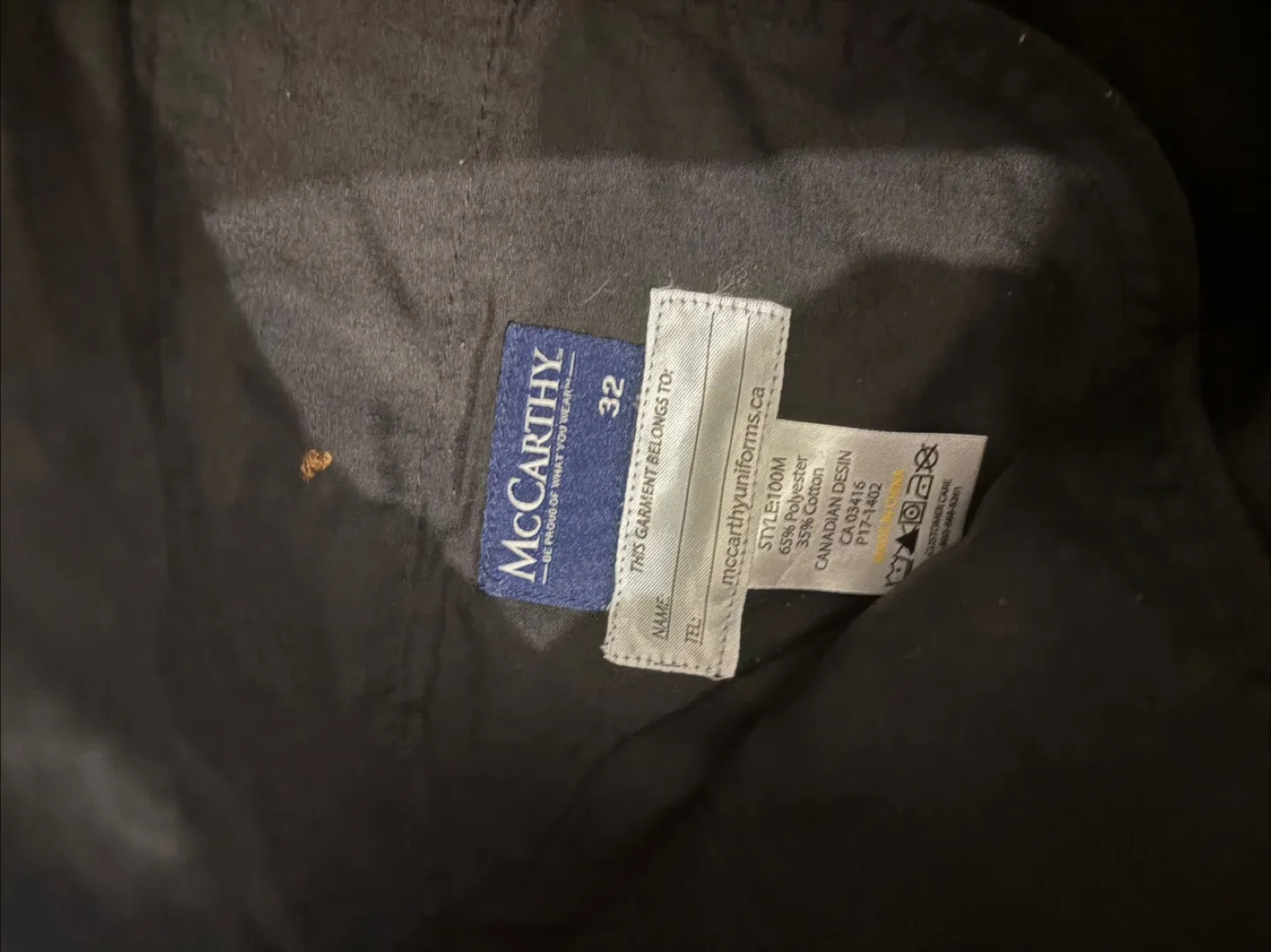 McCarthy Black Shorts - Size 32 image indicator(2)