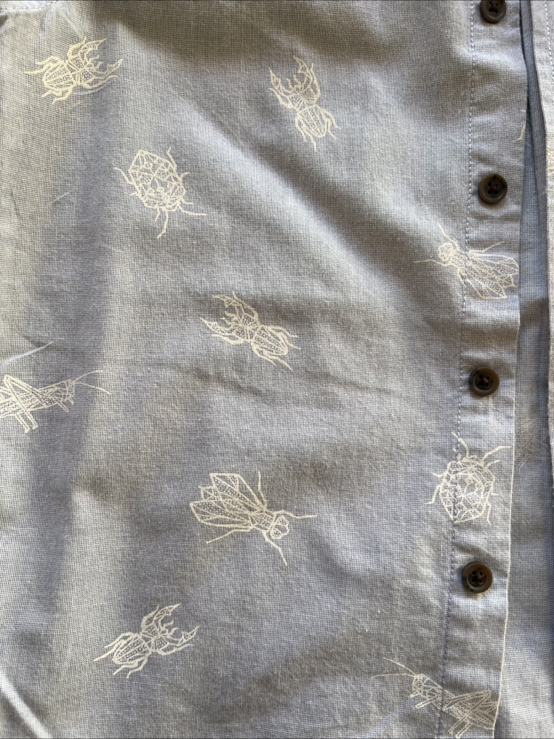 Cat & Jack Button-Down Shirt - Size M (8/10) - photo 3