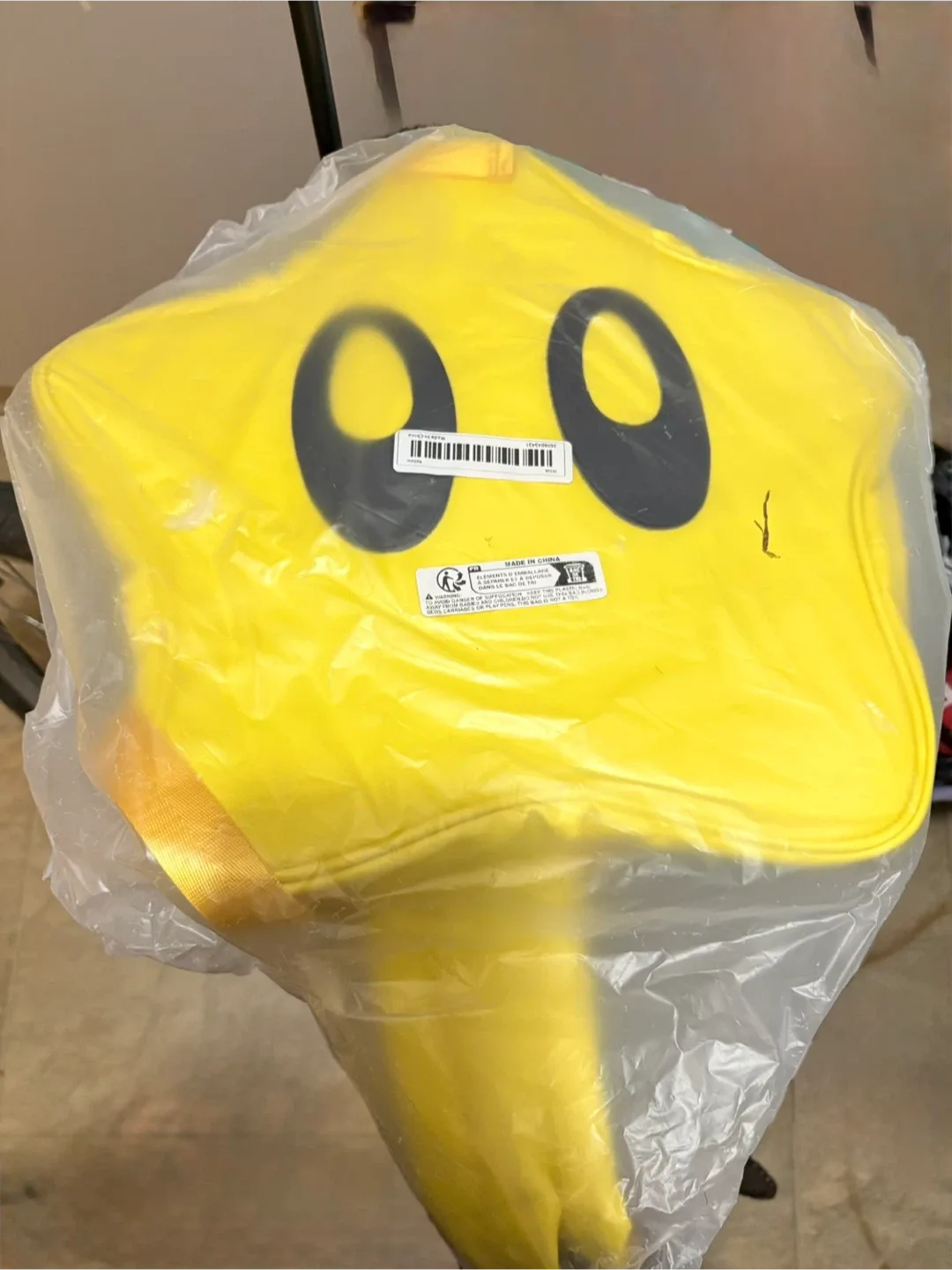Super Mario Y2K Star Backpack Yellow thumbnail