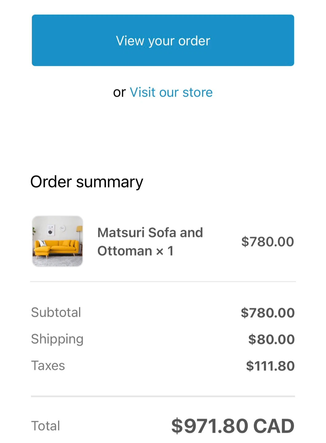 🥕 Matsuri Sofa and Ottoman - photo 5