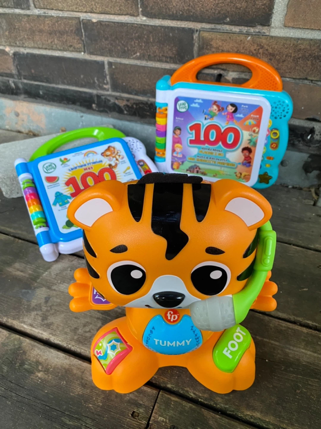 2 LeapFrog Books & Fisher-Price Tiger