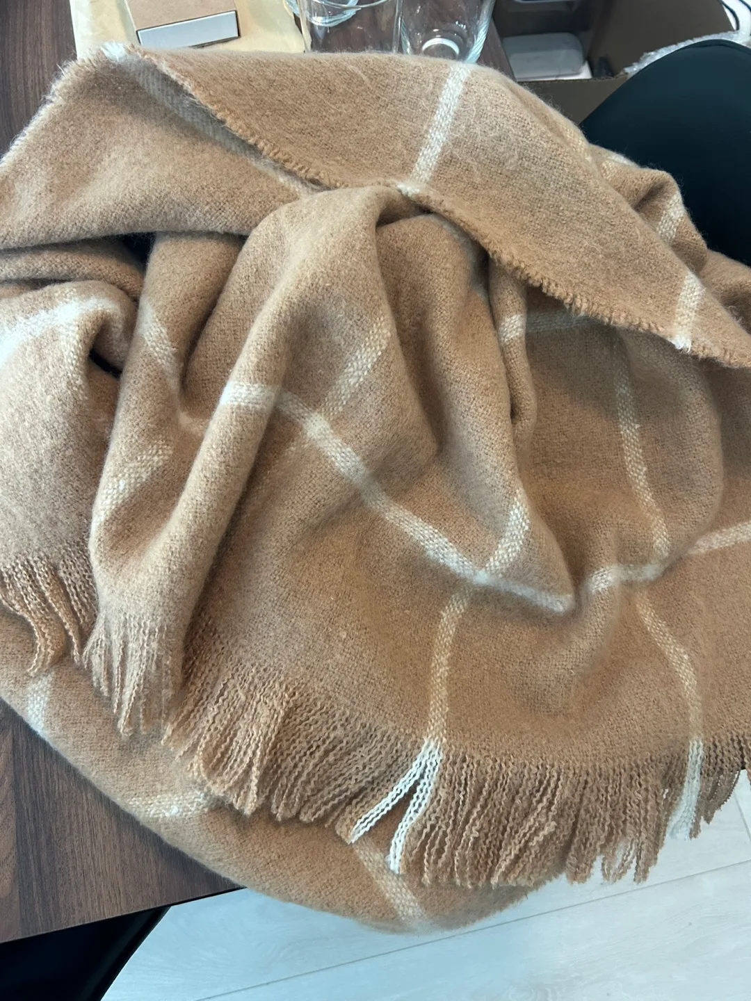 New Indigo Oversized Scarf thumbnail