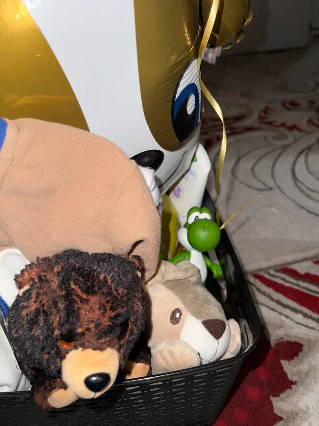 Baby Gift Basket with Clothes and Stuffed Animals image indicator(4)