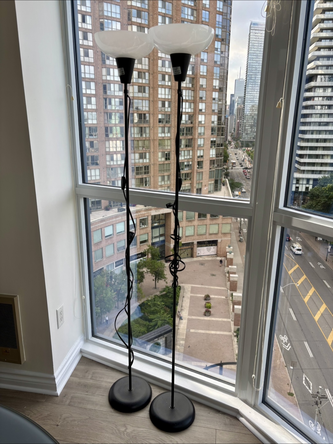 Set of two IKEA TÄGARP Floor Uplighter Lamp - photo 2