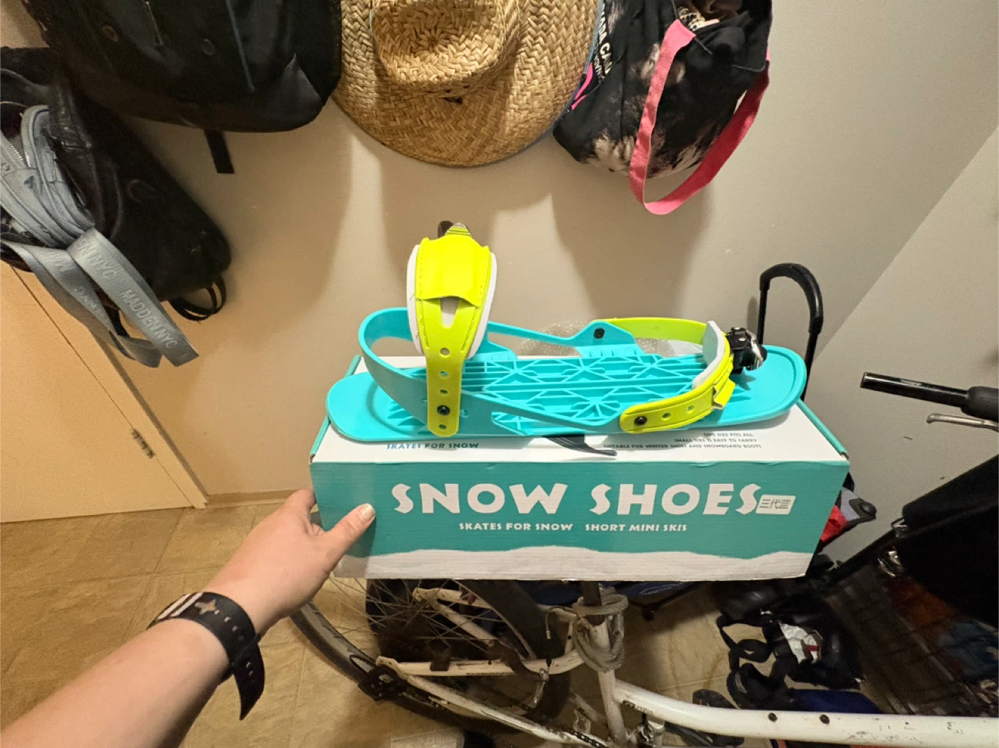 Sportkrea Snow Shoes - Skates for Snow - Short Mini Skis - photo 4