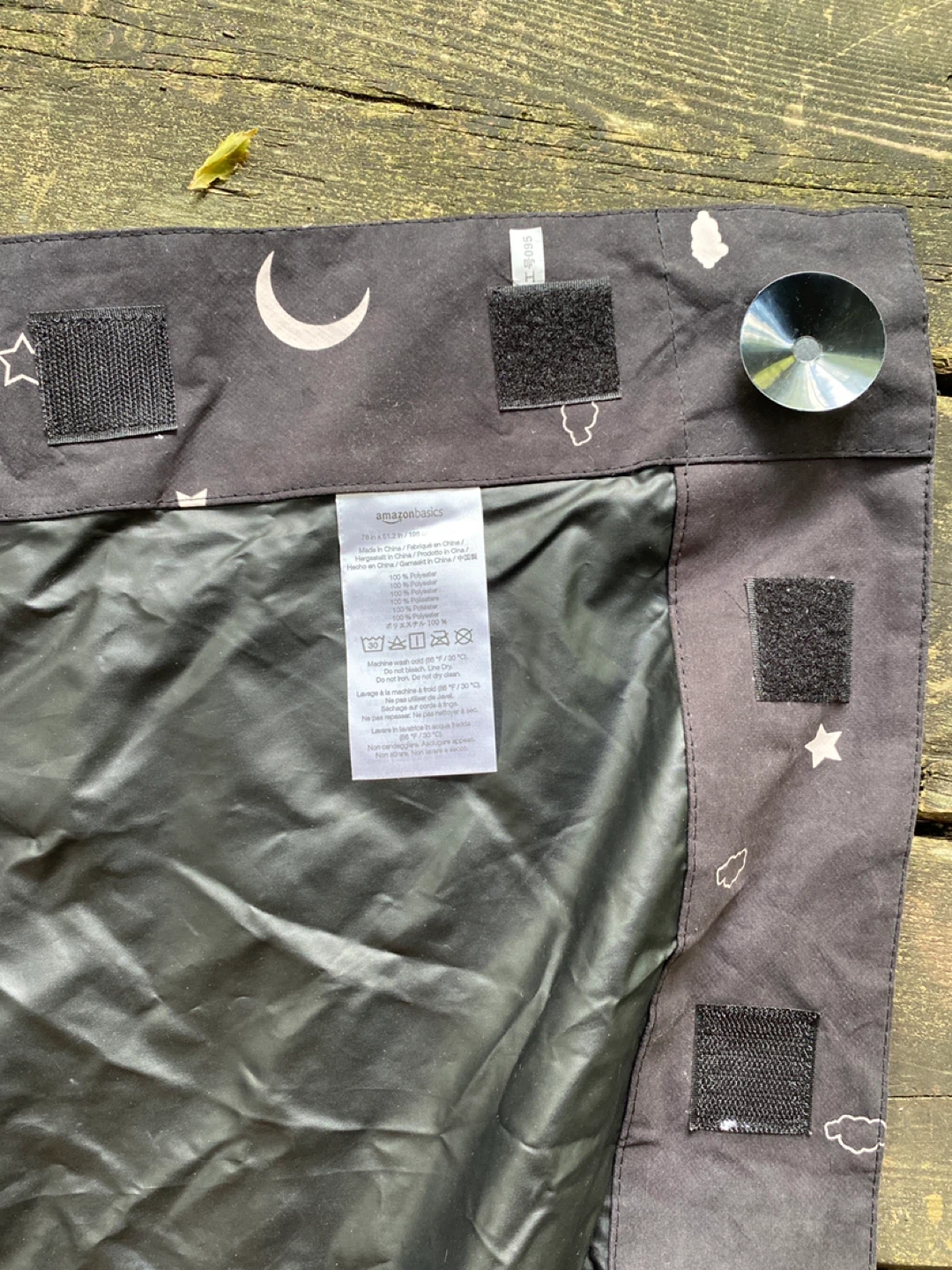 Portable Blackout Curtain - 78in x 51.2 in - photo 3