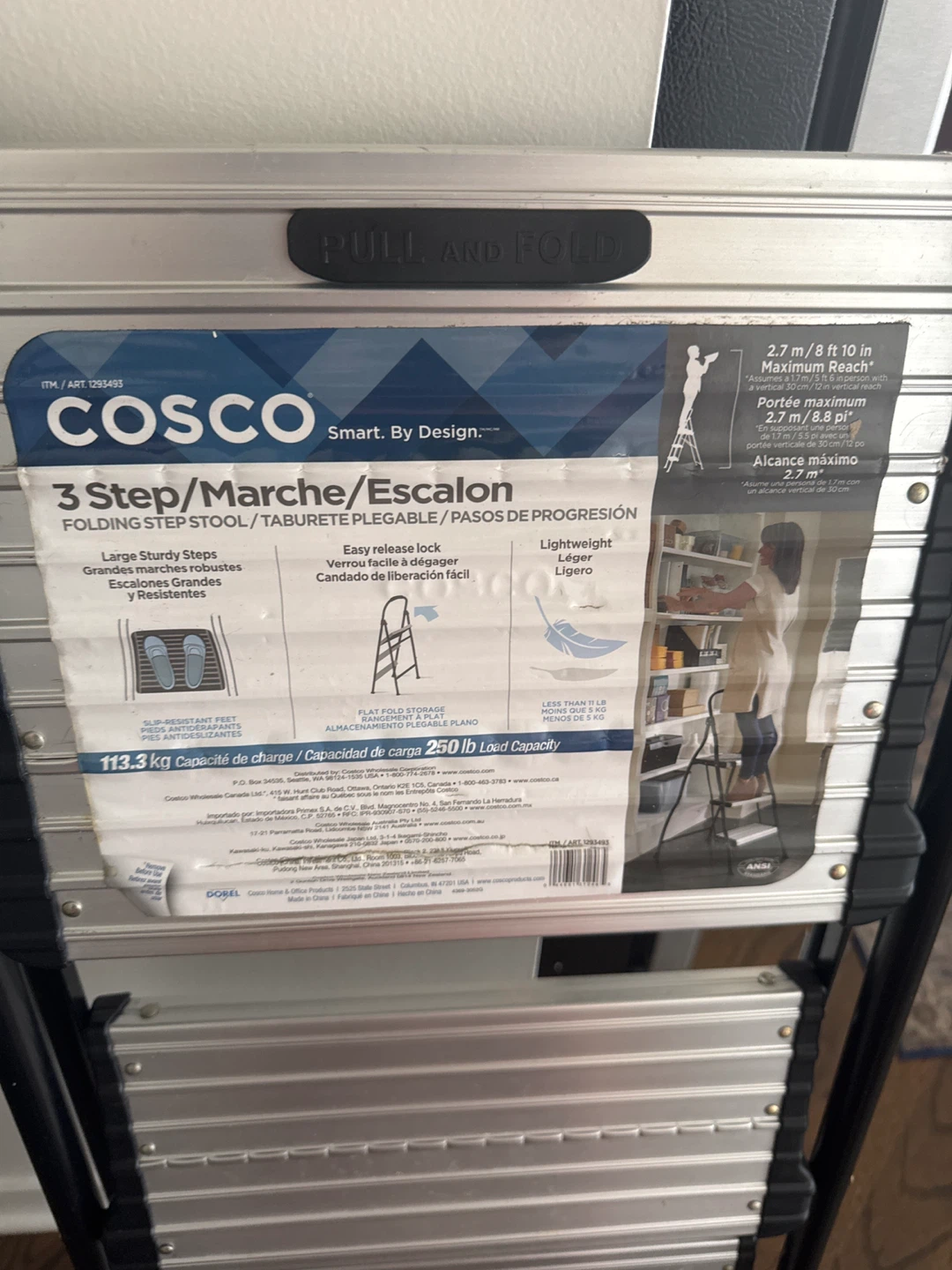 COSCO 3-Step Folding Step Stool - photo 2