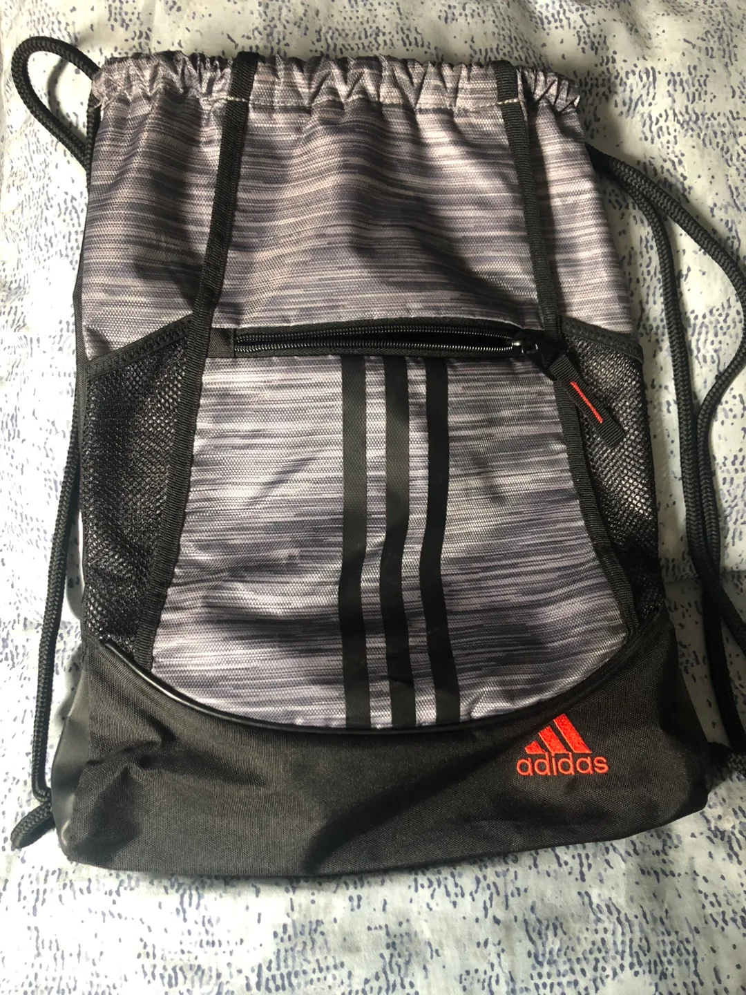 Adidas Drawstring Backpack - Black & Grey image indicator(2)