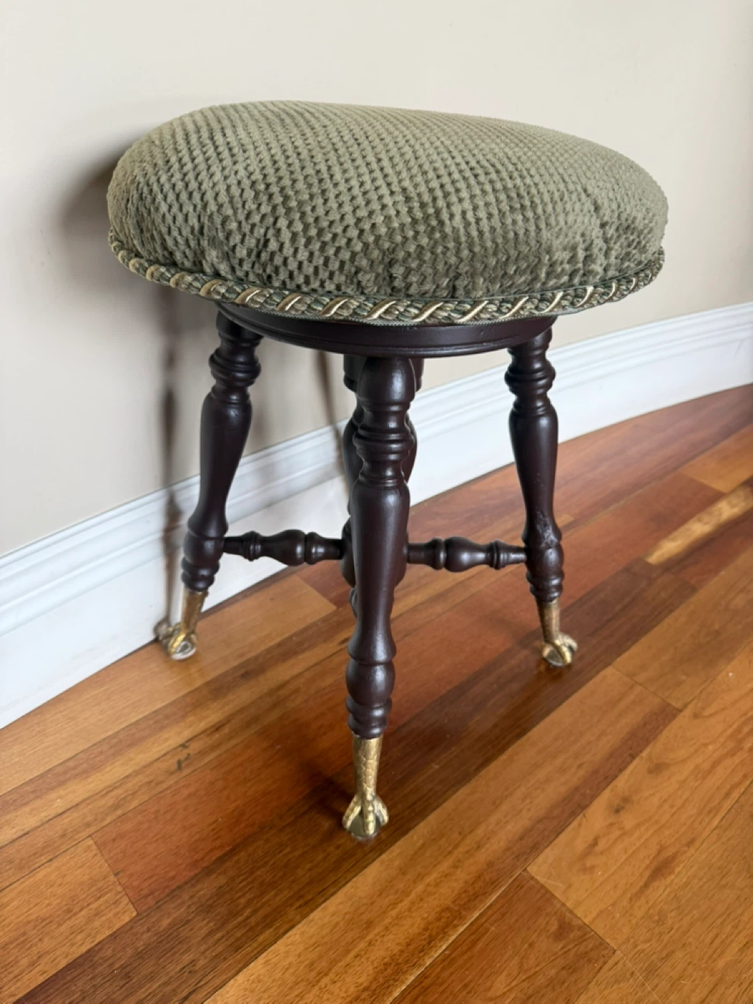 Antique Claw & Ball Foot Stool