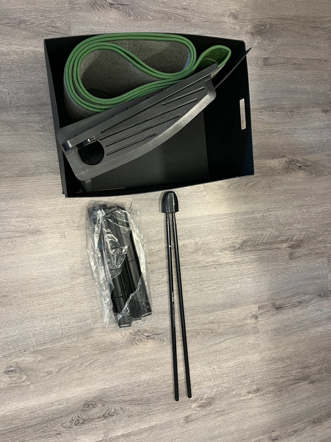Automatic ball return Golf Putting Mat + putting trainer - photo 3