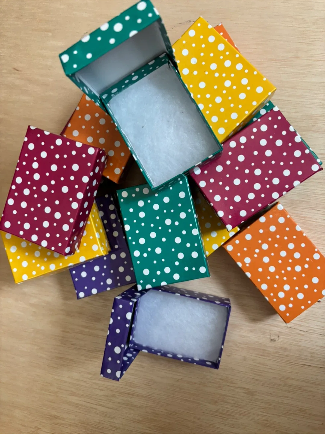 Don’t Be Boring- Colorful Polka Dot Gift Boxes thumbnail