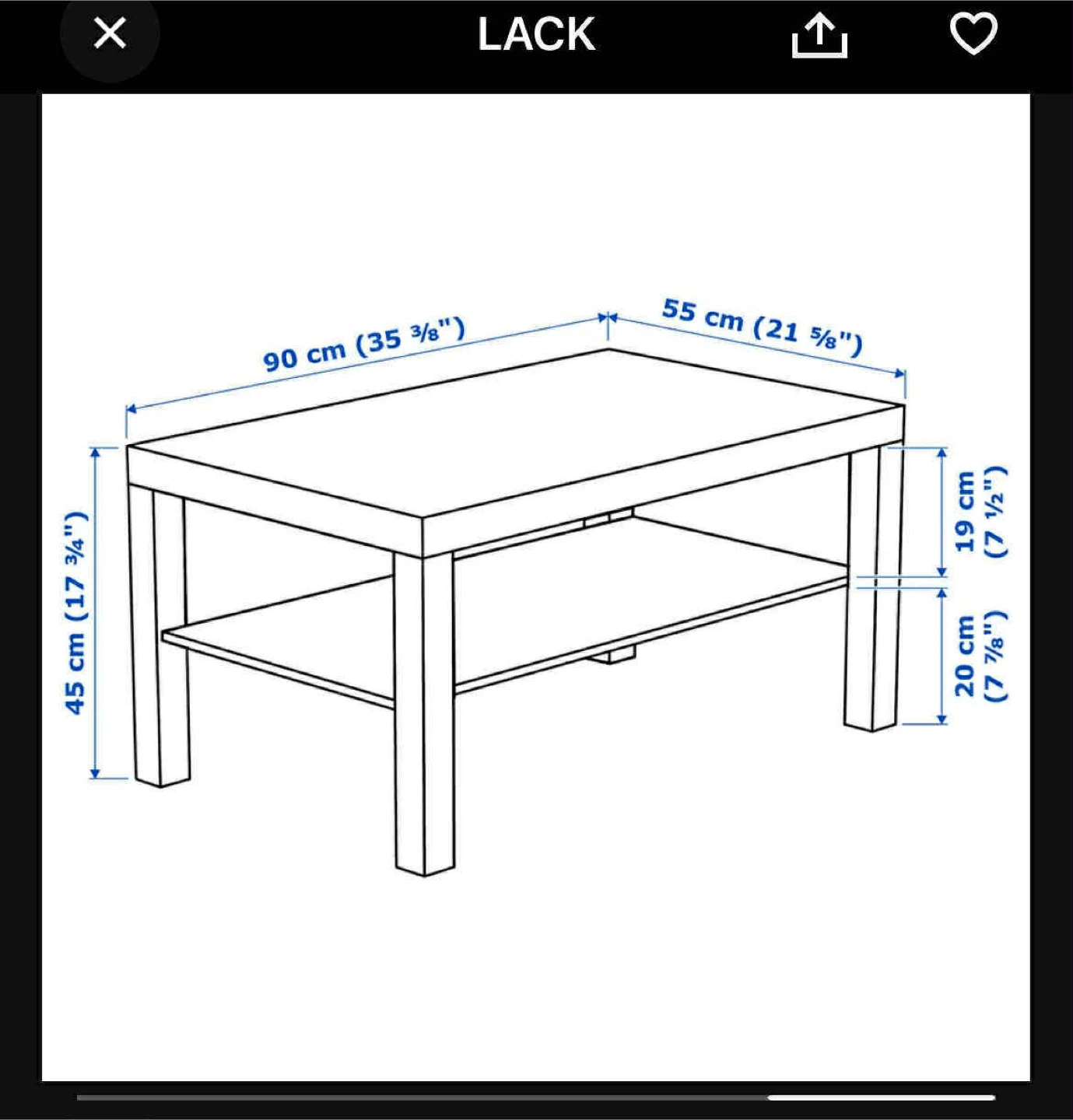 Ikea Lack Coffee Table - photo 2
