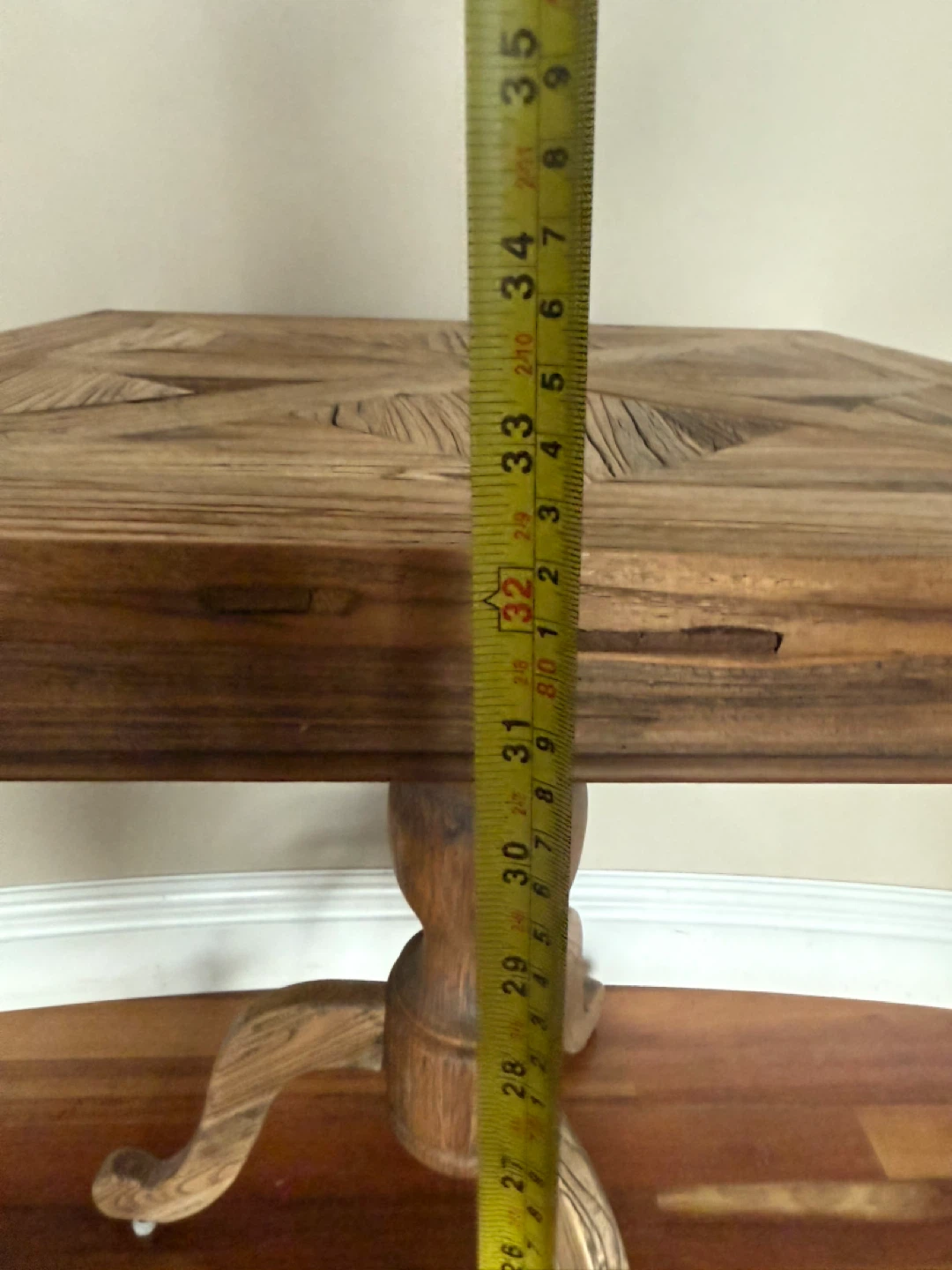 Wooden Accent Table - 30" Square - photo 5