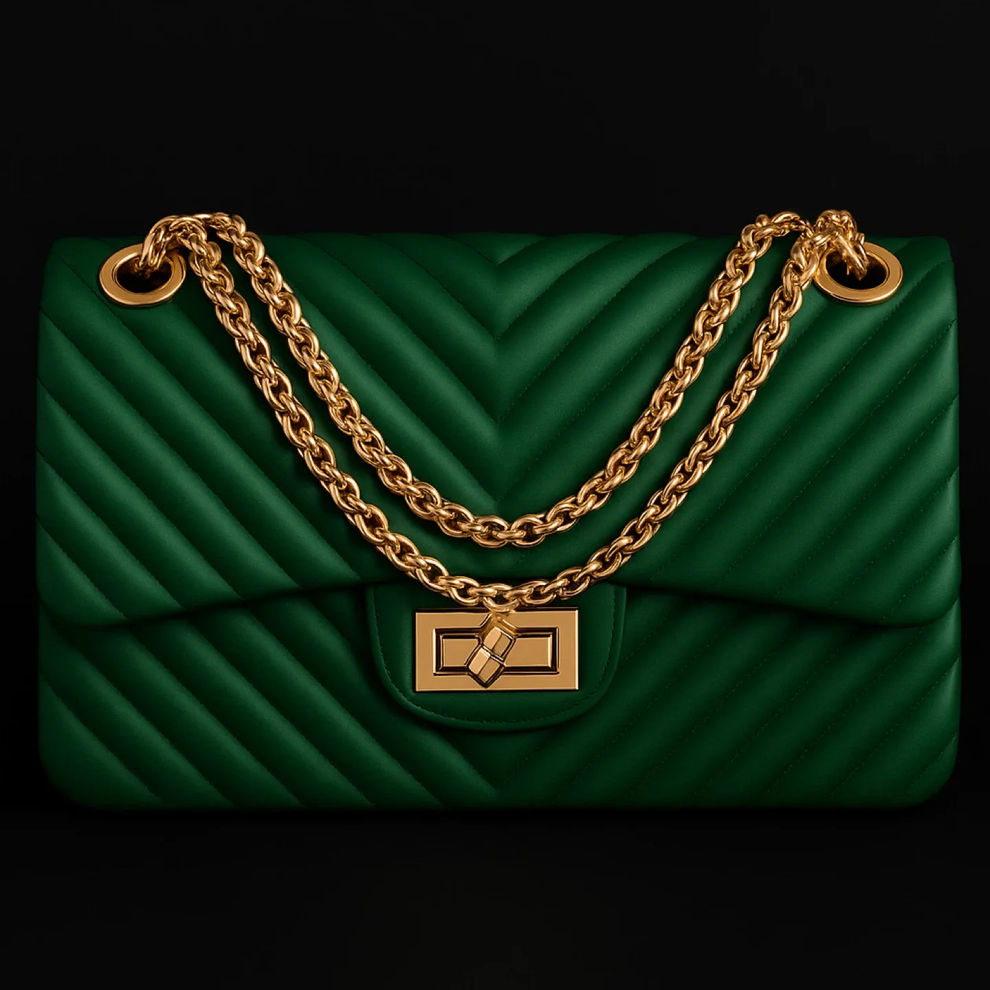 Green  Chain Bag thumbnail