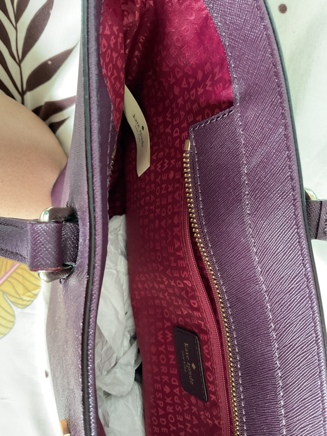 Kate Spade New York Purple Tote Bag - photo 5