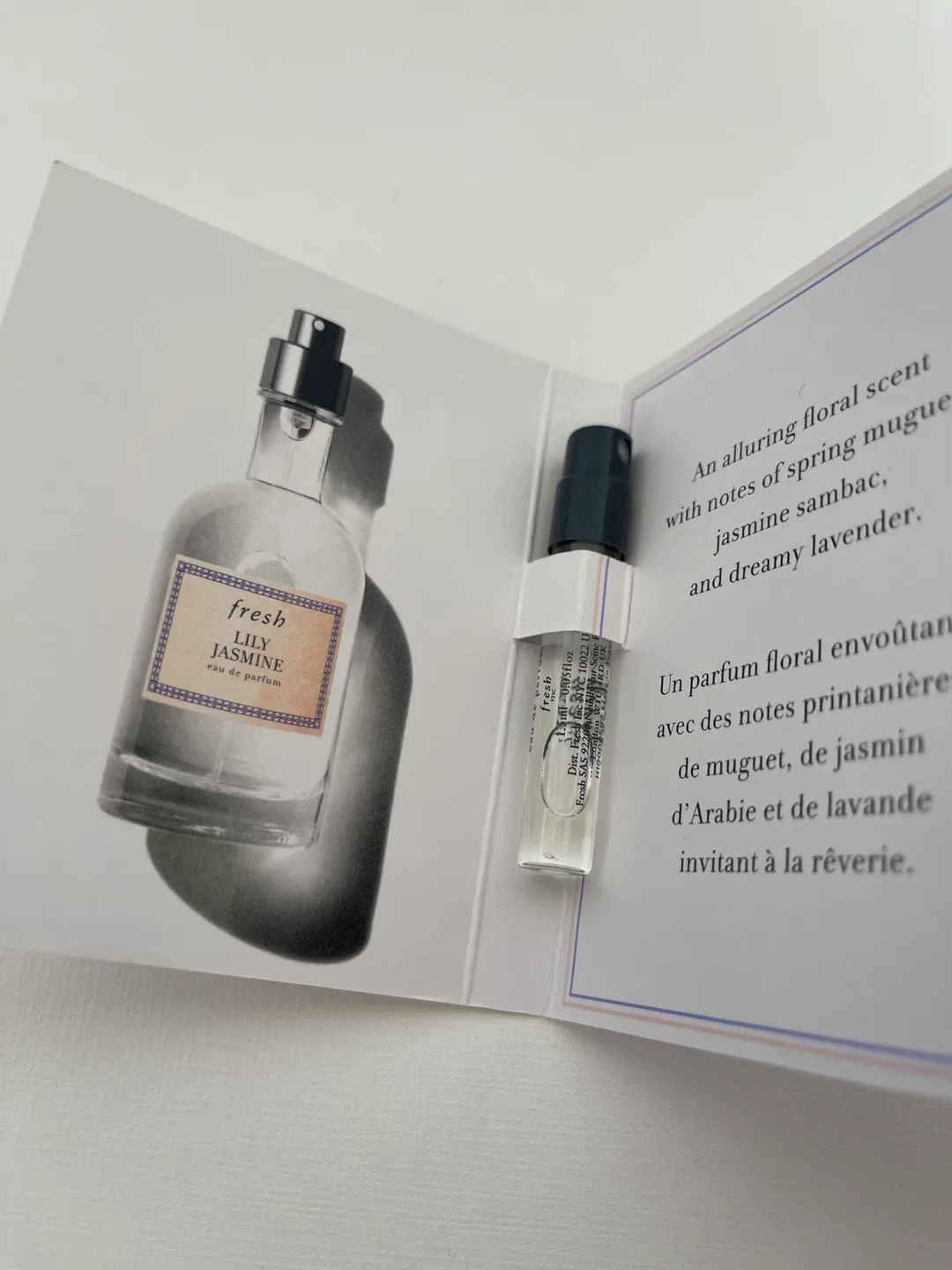 Fresh Lily Jasmine Parfum Sample 1.5L 🥕 image indicator(2)