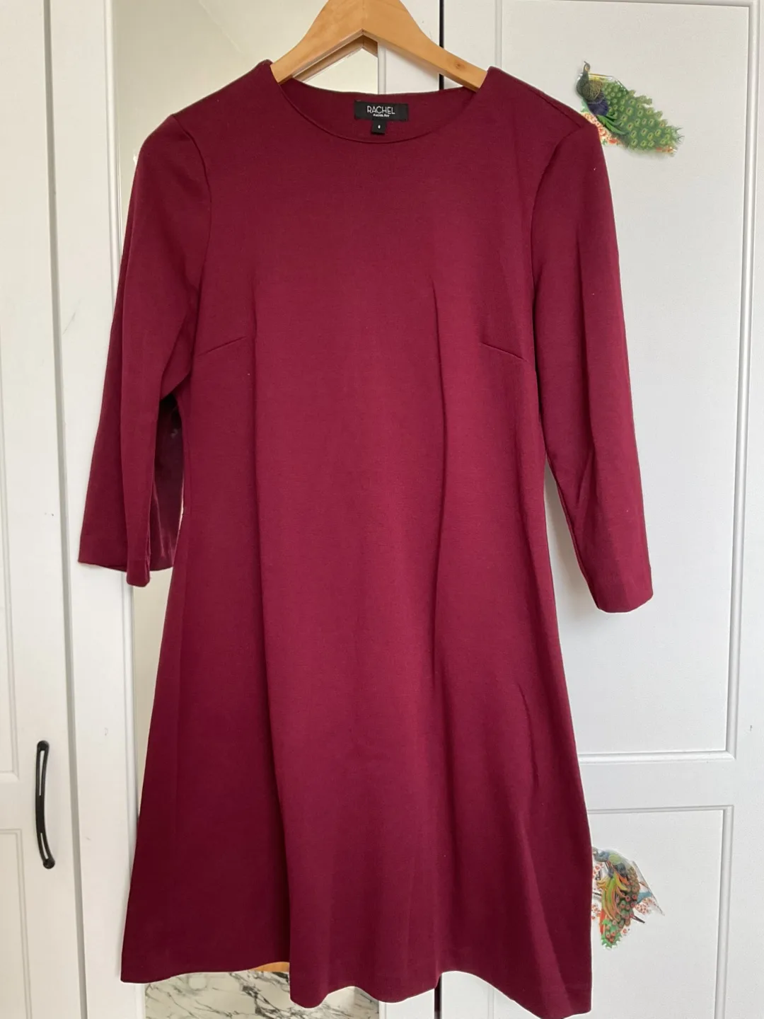 Rachel Roy Dress - Size 6 - Burgundy thumbnail