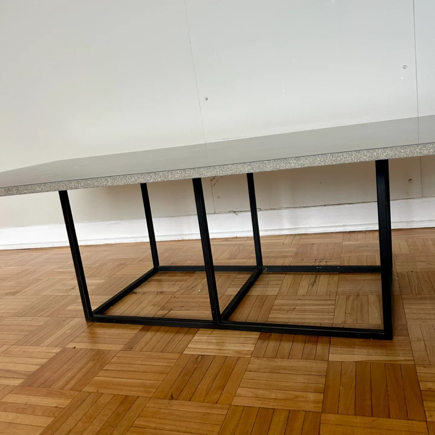 Black marble/ceramic coffee table 120cmx60cm image indicator(9)