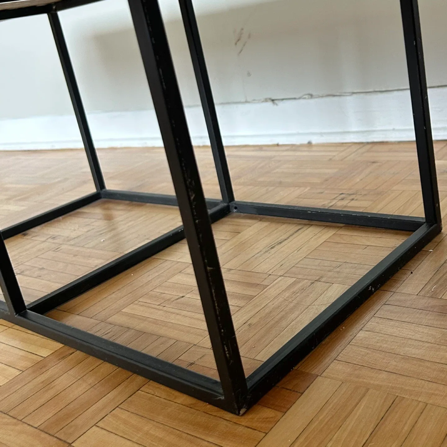 Black marble/ceramic coffee table 120cmx60cm image indicator(10)