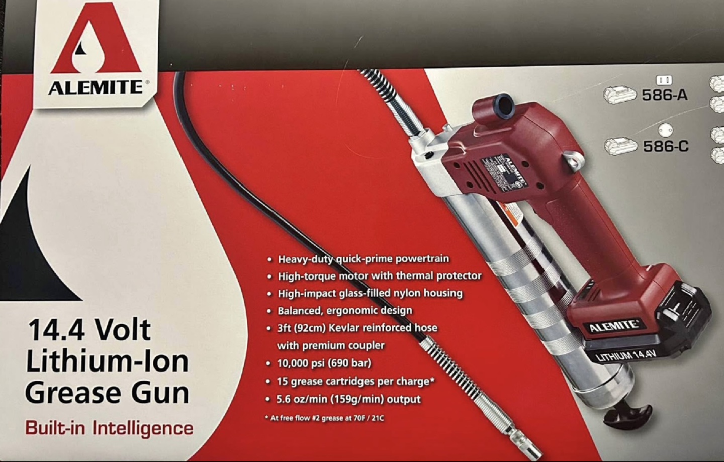 New Alemite Battery Grease Gun Kit - photo 3