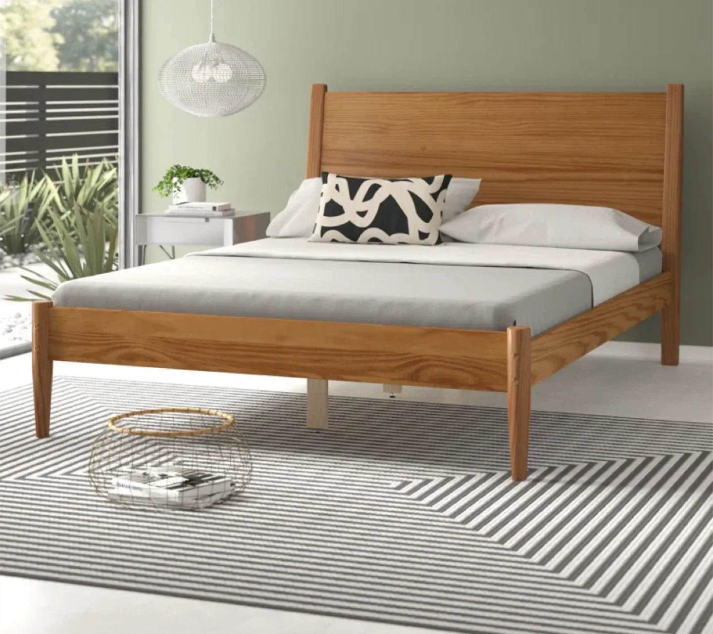 Ashlie Solid Wood Platform Bed - George Oliver thumbnail