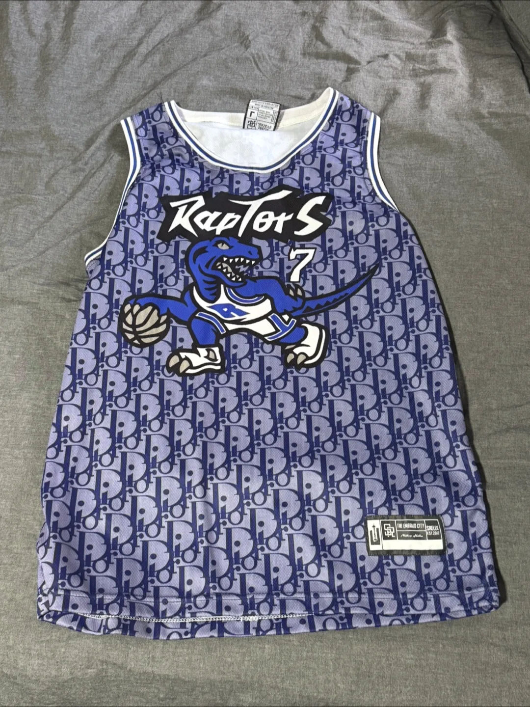 Toronto Raptors Lowry Jersey - Dior Pattern thumbnail