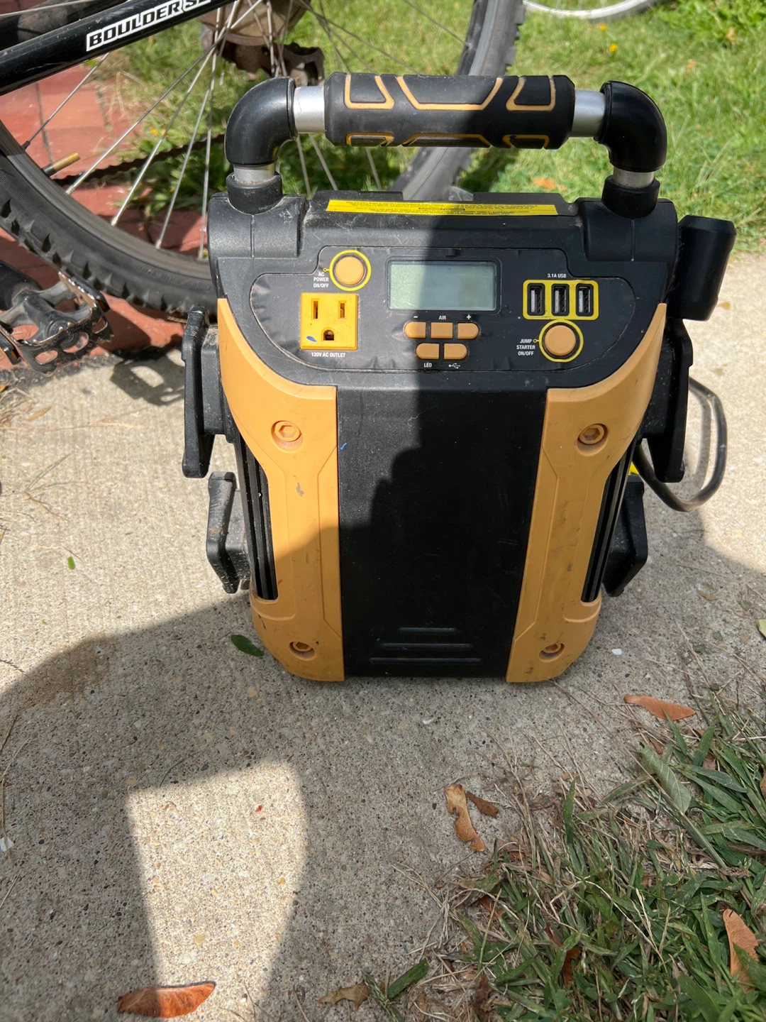 Jump Starter with Air Compressor