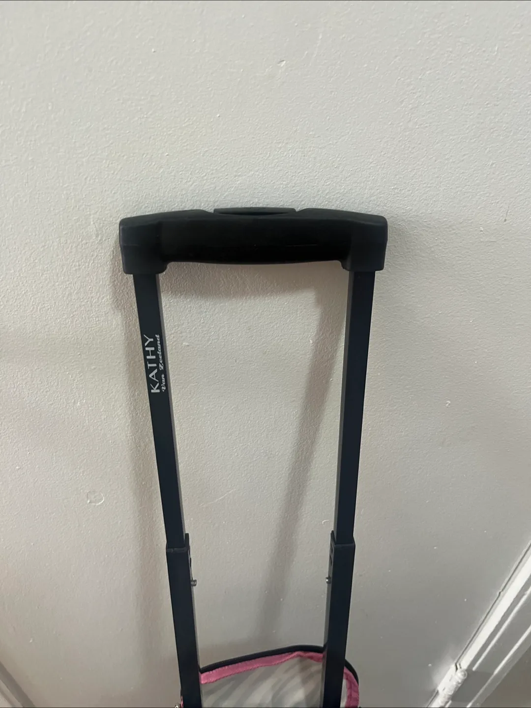 Kathy Van Zeeland Zebra Print Rolling Duffel Bag image indicator(9)