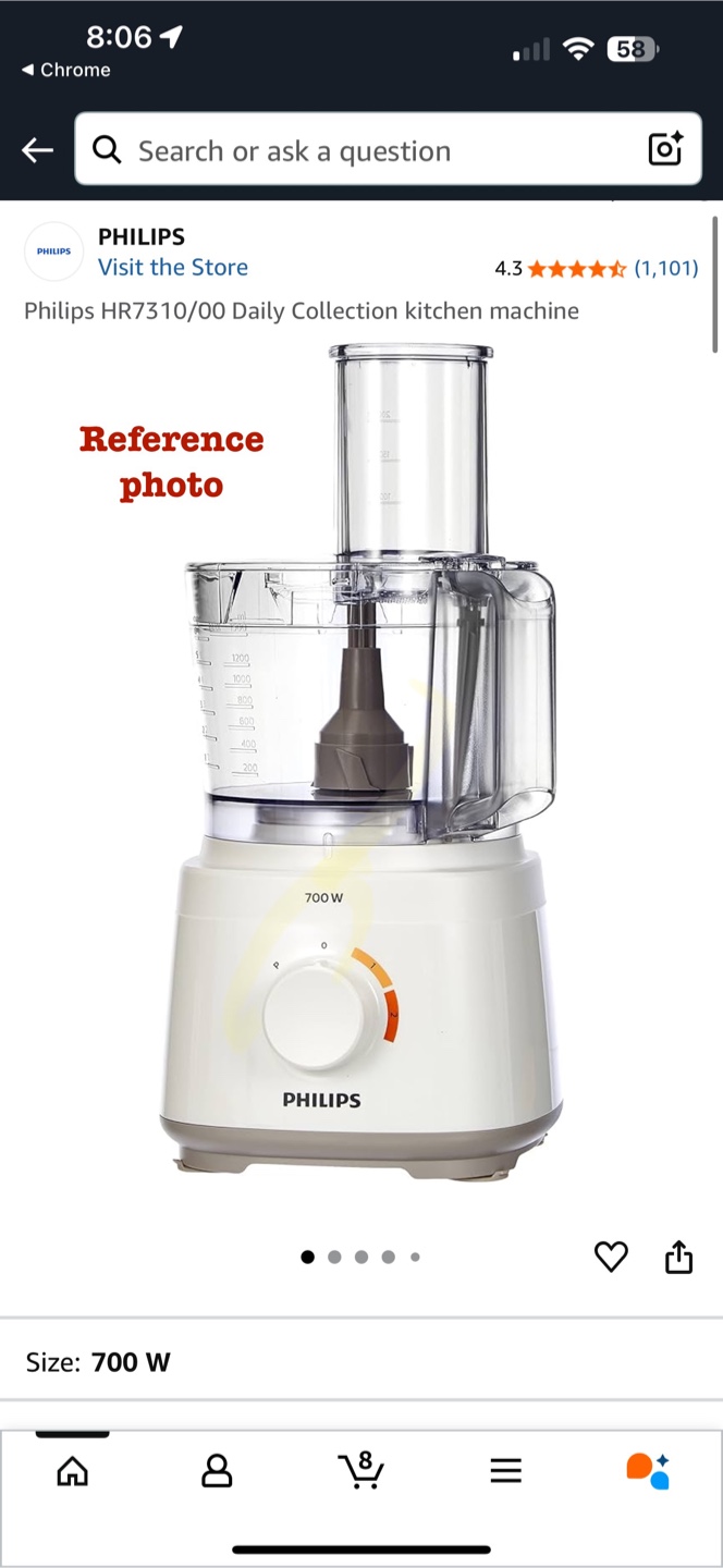 Philips HR7310/00 blender/food processor