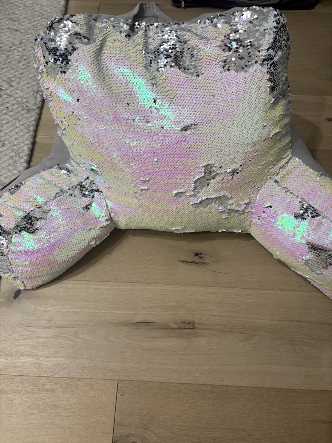 Sequin Bed Rest Pillow