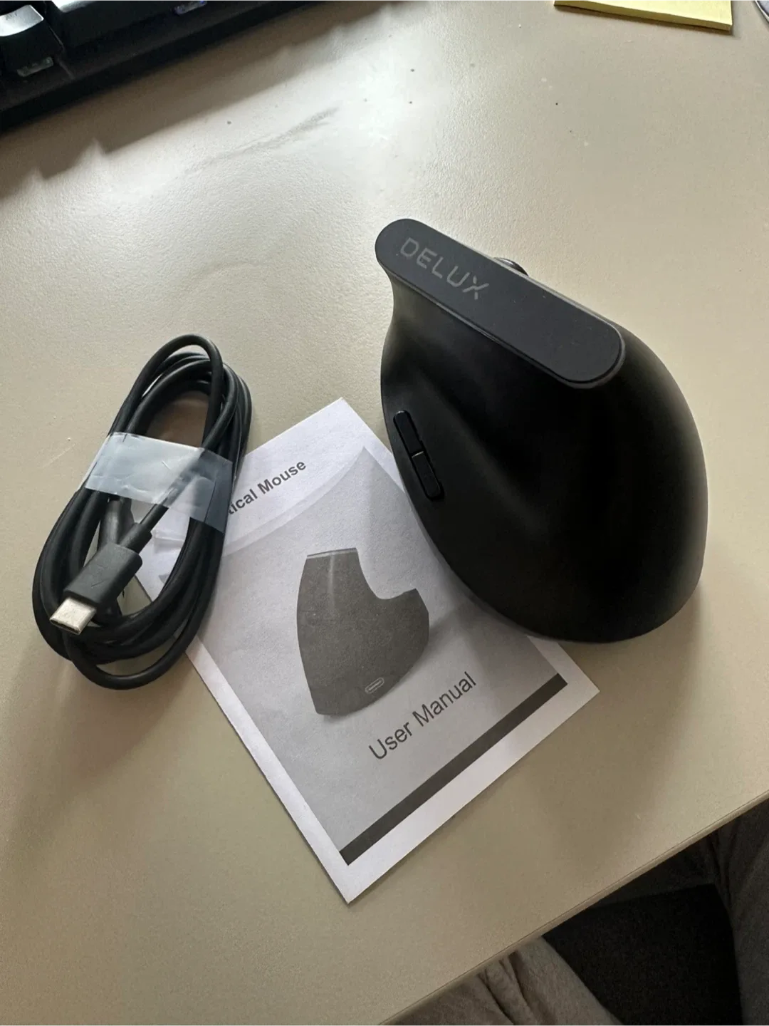 DELUX Vertical Ergonomic Mouse