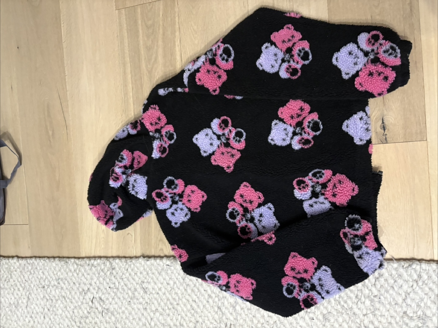 ALIGNE Teddy Bear Fleece Zip-Up Jacket