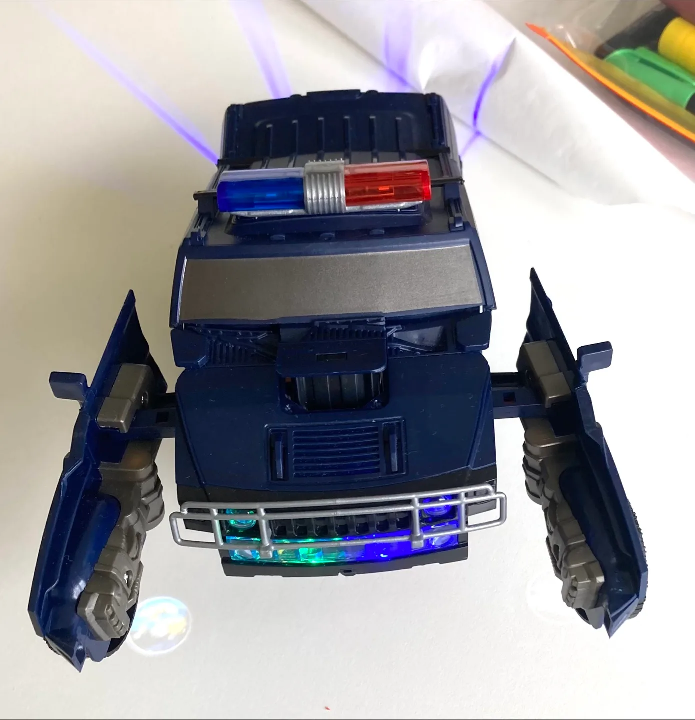 Police Transformer Toy Car image indicator(6)